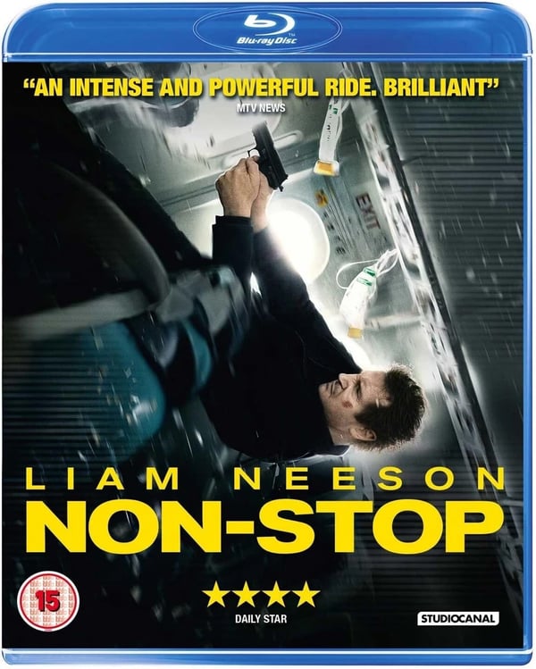 NONSTOP BLURAY Jaume ColletSerra‎ Liam NeesonBar Paly Movie Film R2 Brand New