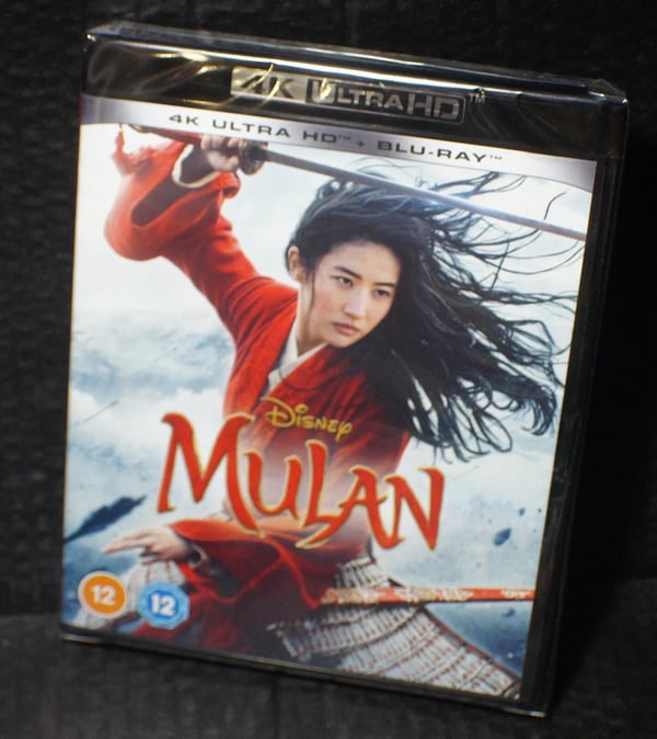 Mulan 4k blu ray Run time 115 min approx foil P&P Free Brand New
