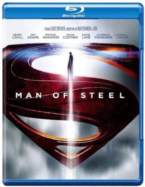 Man Of Steel BluRay Superman Henry Cavill Diane Lane R2 Brand New