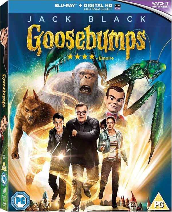 GOOSEBUMPS Bluray 2016 Rob Letterman Jack Black Dylan Minnette Movie Film Brand New