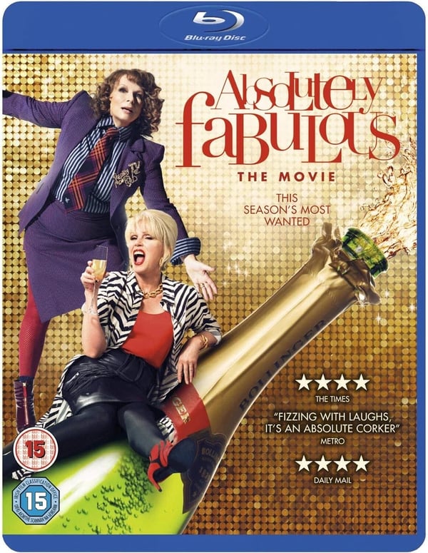 ABSOLUTELY FABULOUS THE MOVIE BLU RAY Jennifer Saunders Joanna R2 Brand New