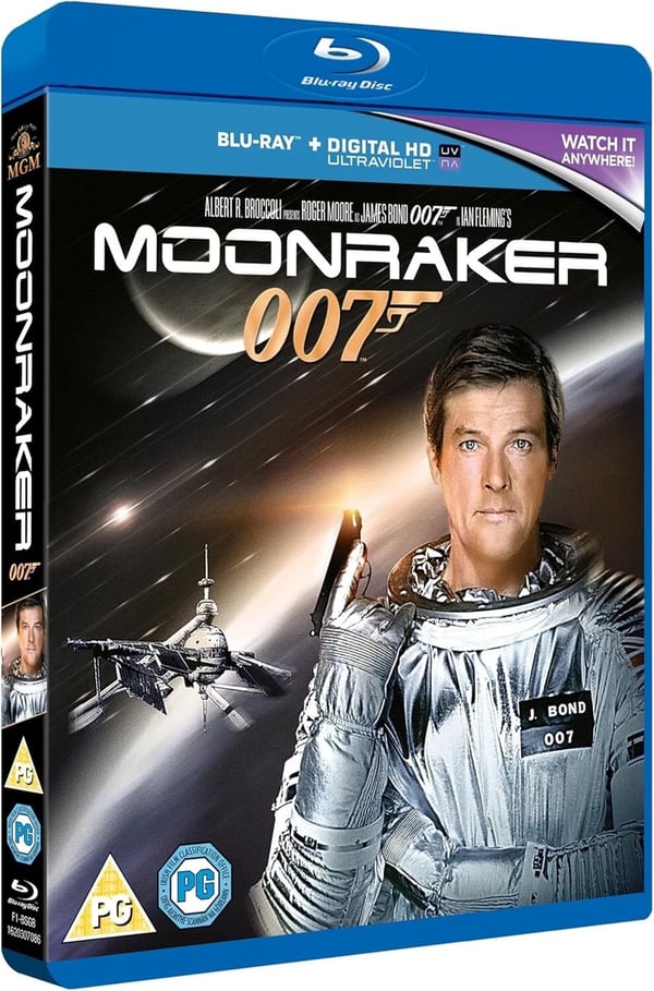 MOONRAKER BLURAY JAMES BOND 007 Lewis Gilbert Roger Moore Brand New