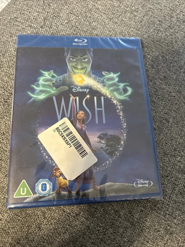 Wish (Bluray) Ariana DeBose Chris Pine Alan Tudyk Brand New