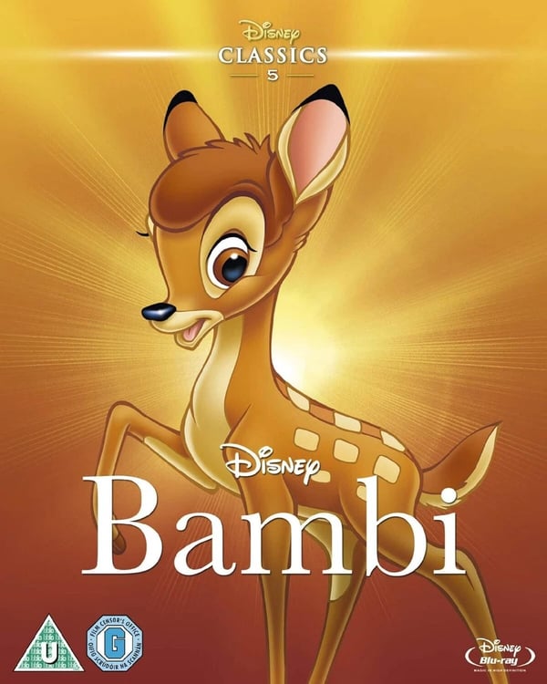Bambi 1942 Bluray Hardie Albright Stan Alexader David Hand Movie Film R2 Brand New
