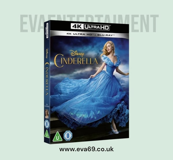 Cinderella 4K UHD Bluray P&P Free Brand New
