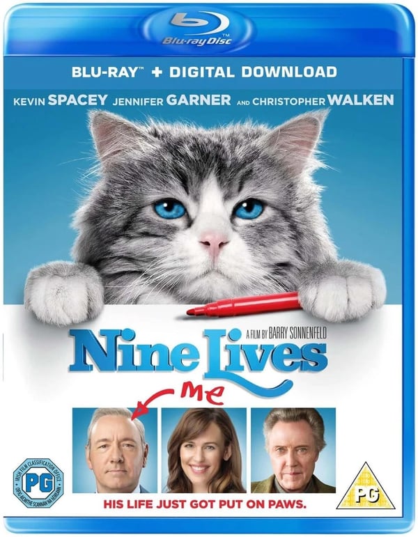 NINE LIVES BLURAY A FILM BY BARRY SONNENFELD Kevin Spacey MOVIE R2 Brand New NINE LIVES BLURAY A FILM BY BARRY SONNENFELD Kevin Spacey MOVIE R2 Brand New