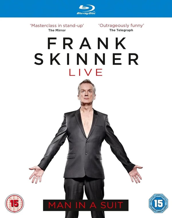 FRANK SKINNER MAN IN A SUIT LIVE Bluray StandUp Comedy R2 Brand New
