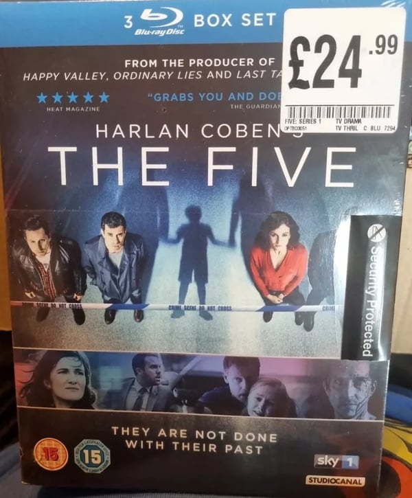 Harlan Cobenâ€™s: THE FIVE Bluray (2016, 3 Disc Set) Tom Cullen U.k â­ï¸â­ï¸ Brand New