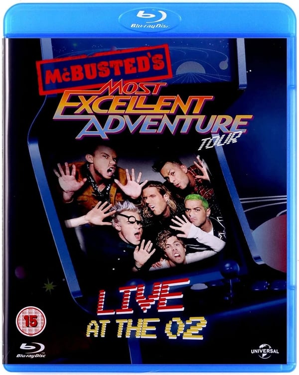 MCBUSTED'S MOST EXCELLENT ADVENTURE TOUR Bluray Music Video & Concert R2 Brand New