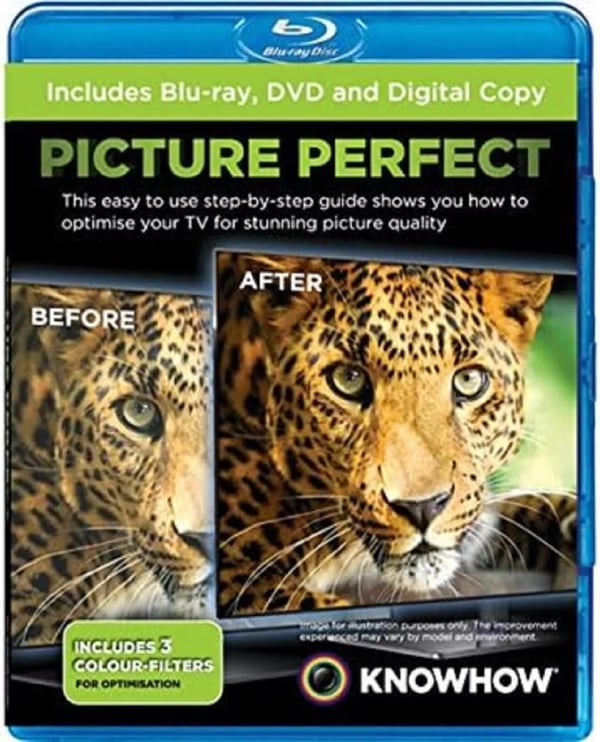 Picture Perfect Blu ray DVD Digital TV Calibration How tol Rel Region B Brand New
