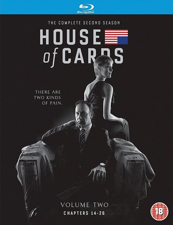 House of Cards Season 2 (Bluray) Kevin Spacey Robin Wright Michael Kelly Brand New