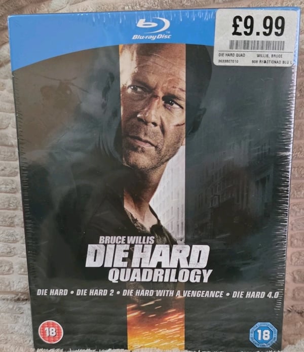 Die Hard Quadrilogy Die Hard 14 BLURAY FREE POSTAGE Brand New