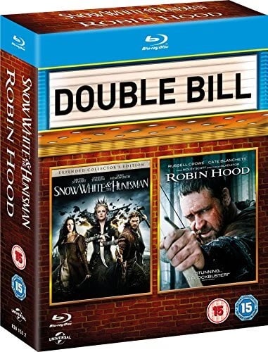 Snow White And The Huntsman / Robin Hood [BLURAY] Brand New