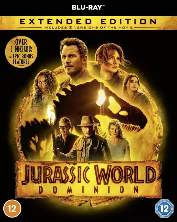 Jurassic World Dominion [Bluray] [2022] [Region Free] Brand New