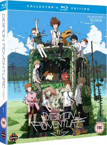 Digimon Adventure Tri: The Movie, Part 1 Reunion DVD (2017) Keitaro Motonaga Brand New