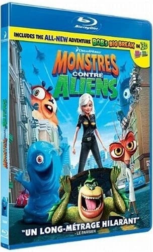 Monstres contre Aliens (Bluray) Witherspoon, Reese, Laurie, Hugh, Rogen, Seth Brand New