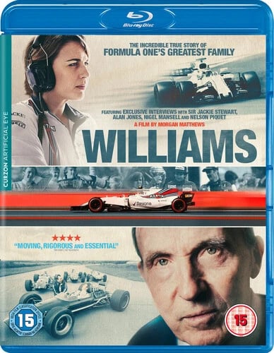 Williams BluRay (2017) Morgan Matthews cert 15 Brand New