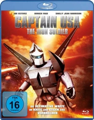 Captain Usa The Iron Soldier (Import Movie) (European Format Zone (Bluray) Brand New