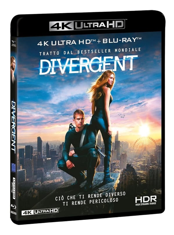 Divergent 4K UltraHD (4K UltraHD+BluRay) (4K UHD Bluray) Shailene Woodley Brand New