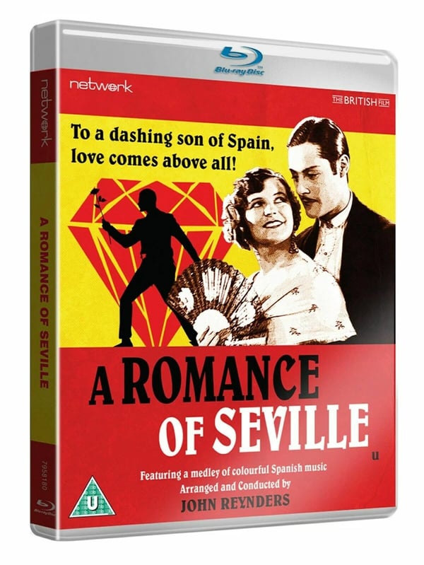 A Romance of Seville Bluray Classic British Silent Drama Region B Brand New