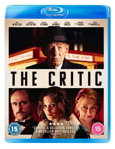 The Critic Bluray (2024) Ian McKellen, Tucker (DIR) cert 15 Brand New