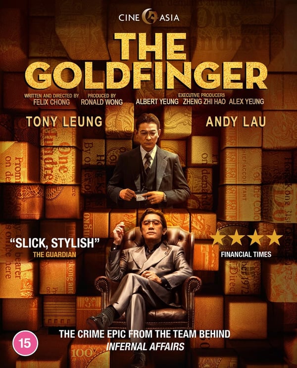 The Goldfinger (Bluray) Charlene Choi Carlos Chan Tony Leung Andy Lau Simon Yam Brand New