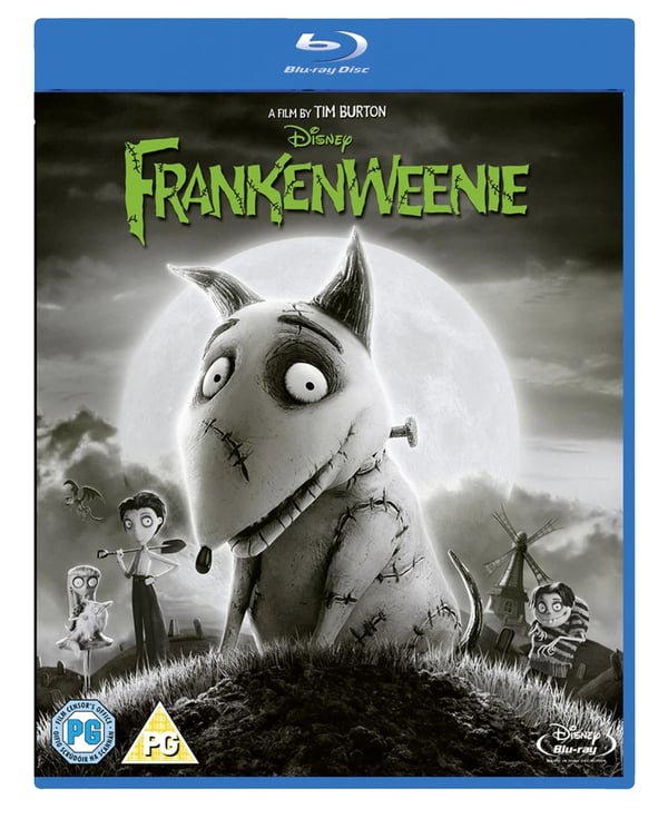Frankenweenie (Bluray) Winona Ryder Catherine O'Hara Martin Short Tim Burton Brand New