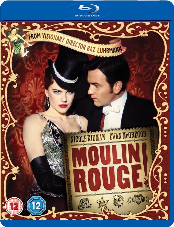 Moulin Rouge (Bluray) Jim Broadbent John Leguizamo Nicole Kidman Kylie Minogue Brand New