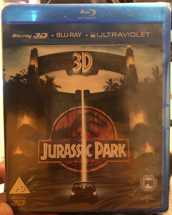 Jurassic Park Bluray 3D + Blurays Sci Fi Action Adventure Dinosaurs Brand New