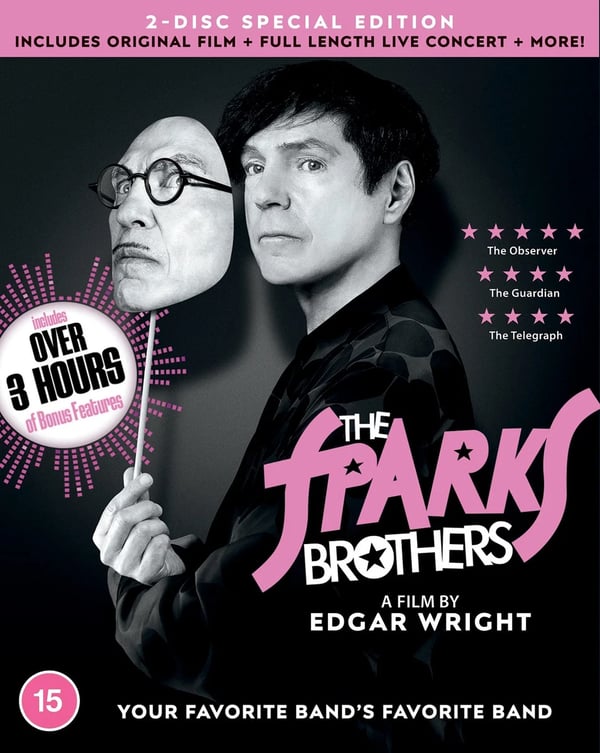 The Sparks Brothers (Bluray) Ron Mael Russell Mael Beck Jane Wiedlin Brand New