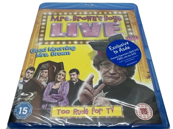 Mrs Brown's Boys Live Tour Good Mourning Mrs Brown Bluray Disc Brand New