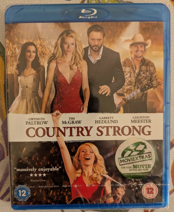 Country Strong Bluray (2011) Gwyneth Paltrow, Feste (DIR) Brand New