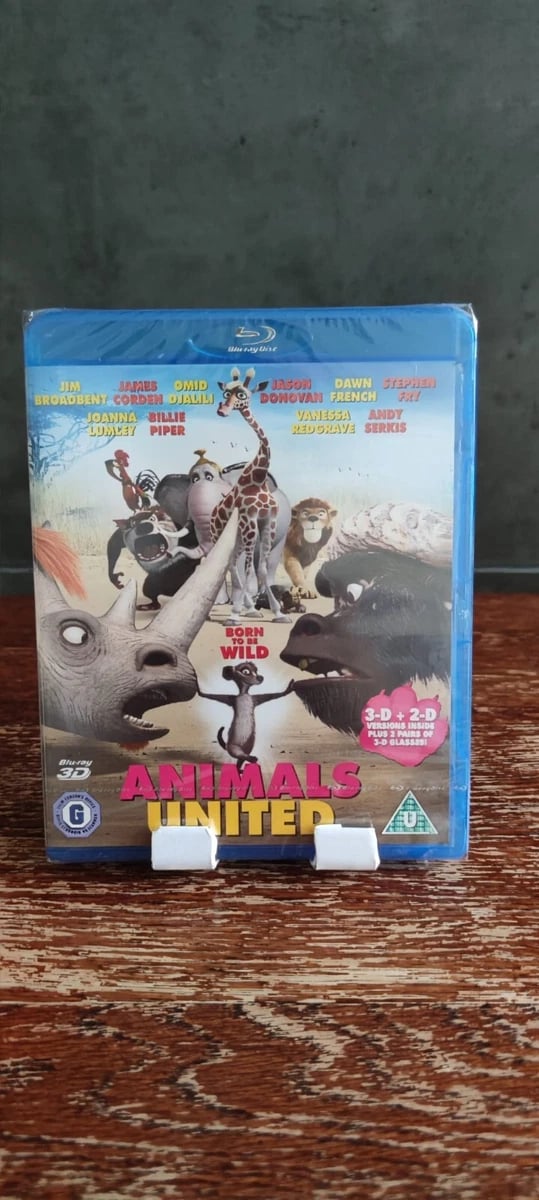 Animals United 3D+2D Bluray. originally . Brand New