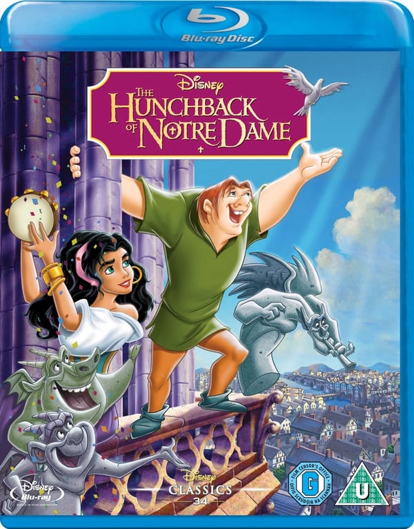 The Hunchback of Notre Dame (Disney) (Bluray) Tom Hulce Demi Moore Kevin Kline Brand New