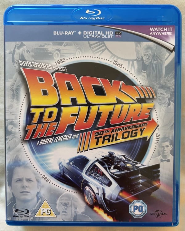 Back To The Future Trilogy 30th Anniversary Bluray Box Set Brand New