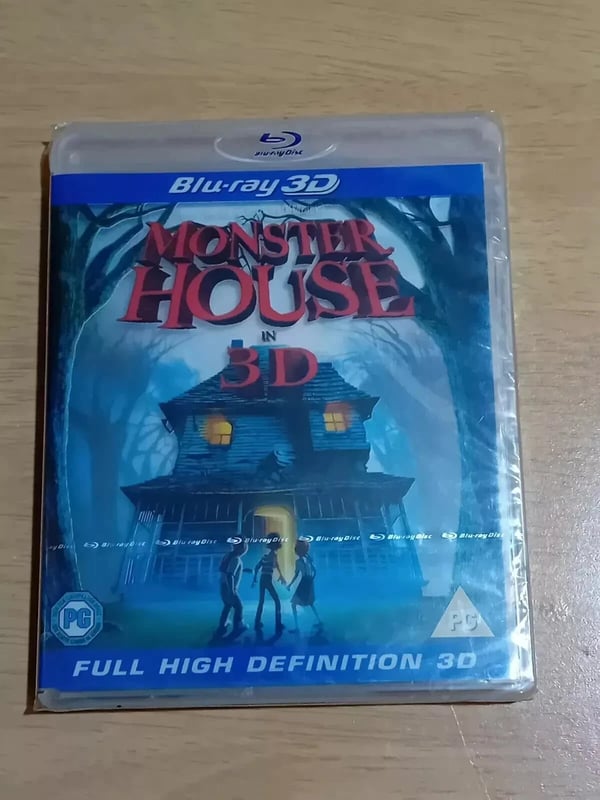 Bluray 3D MONSTER HOUSE IN 3D / FULL HD 3D / PROMOTIONAL COPY / Brand New