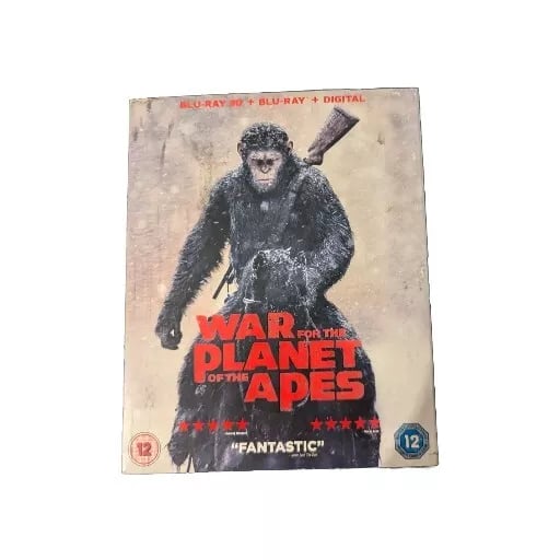 War for the Planet of the Apes Bluray & 3D (2017) Cardboard Sleeve Brand New