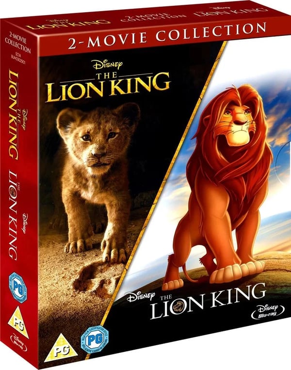 The Lion King (Live Action) / The Lion King (Animation) BluRay Brand New