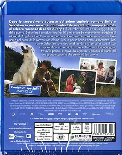 Belle E Sebastien L'Avventura Continua [Italia] [Bluray] [Region Free] DVD Brand New