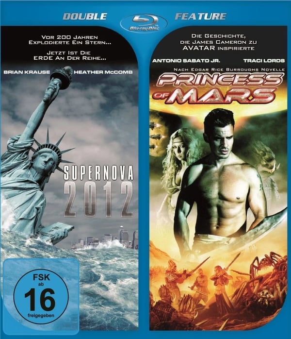 DoppelBd: 2012 Supernova & Princess Of Mars (Import) B... (Bluray) Brand New