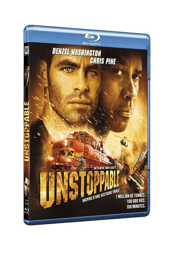 Unstoppable (Bluray) Denzel Washington Chris Pine Rosario Dawson Ethan Suplee Brand New