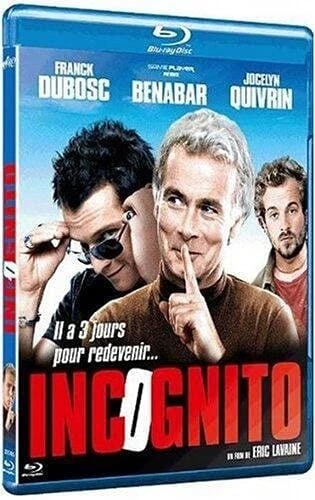 Incognito (Bluray) Benabar, Dubosc, Franck, Quivrin, Jocelyn Brand New