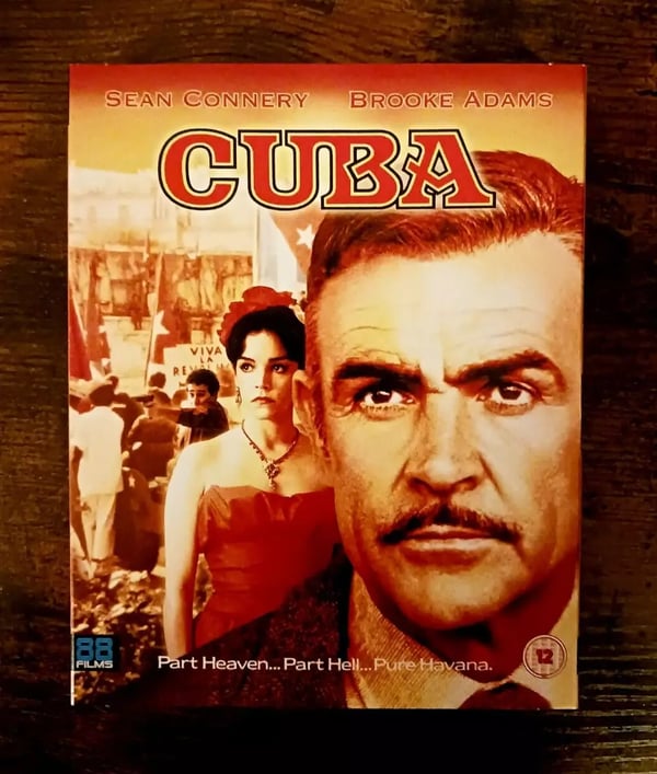 Cuba (1979) Bluray, 88 Films, Sean Connery, Limited Edn Slipcover, Brand New