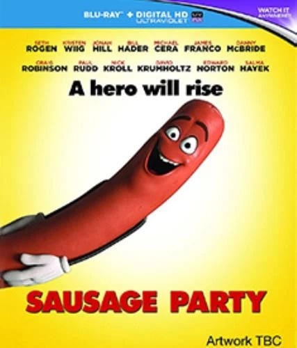 SAUSAGE PARTY Region B Blu Ray Brand New