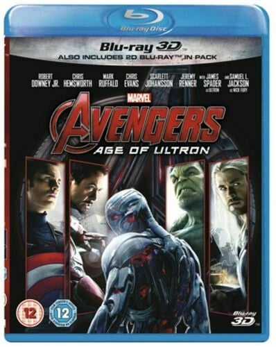 Avengers: Age of Ultron BluRay (3D Edition with 2D Edition) Brand New