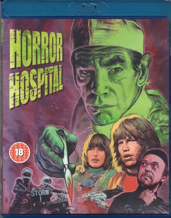 HORROR HOSPITAL (1973) BLU RAY DISC ROBIN ASKWITH Brand New