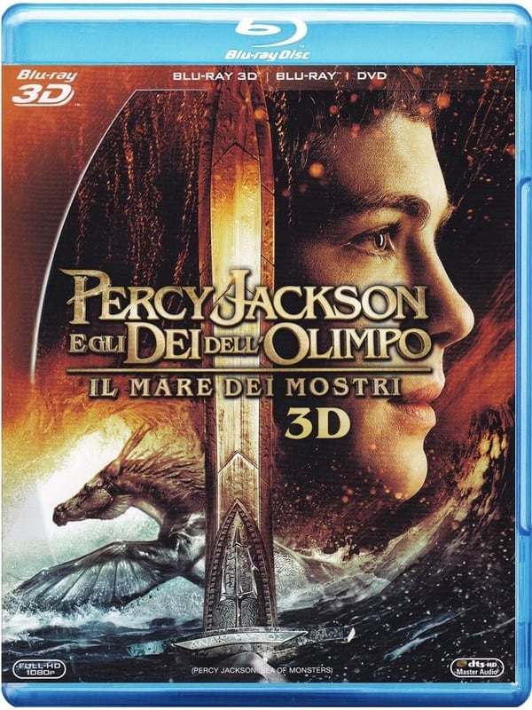 percy jackson e gli dei dell'olimpo il mare dei mostri (bluray 3d) (Bluray) Brand New