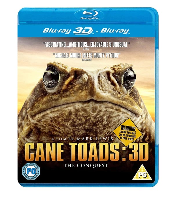 Cane Toads The Conquest 3D (Import) (Bluray) Thousands of Cane Toads Brand New