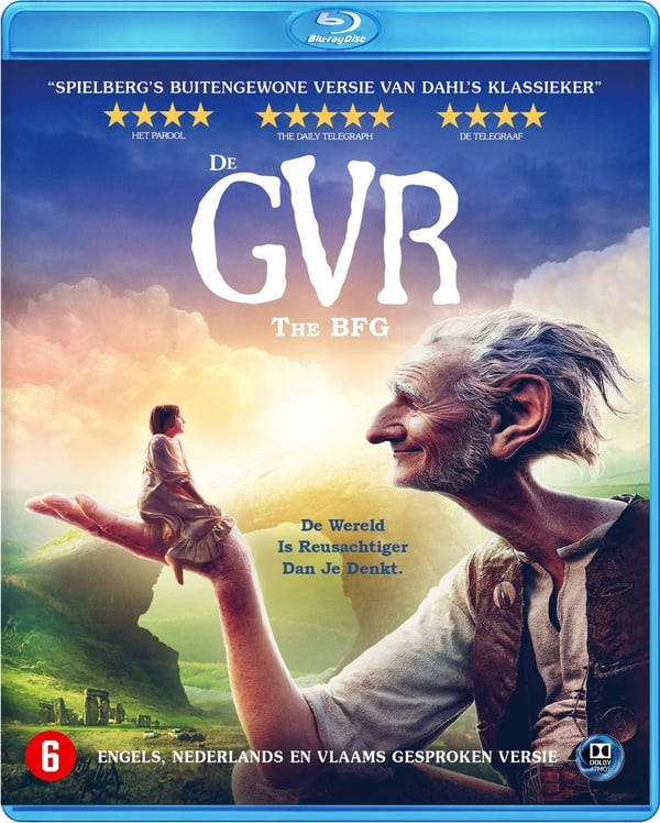 The Big Friendly Giant, 3D 2017 (Bluray) Brand New