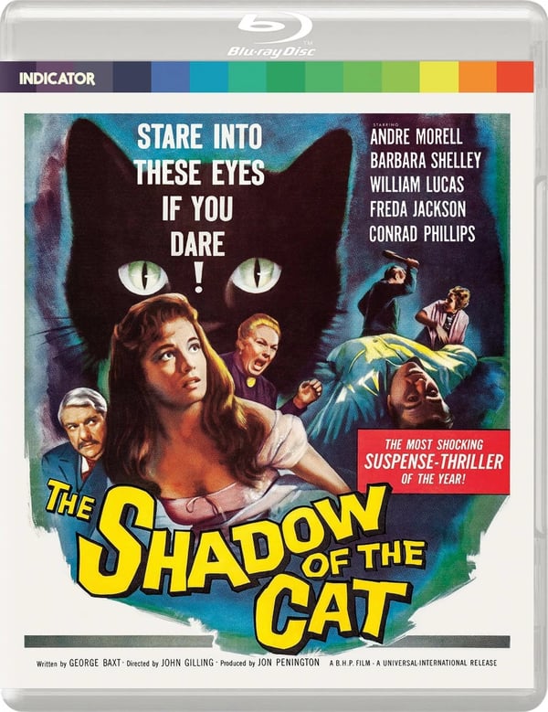 The Shadow of the Cat (Bluray) Conrad Phillips AndrÃ© Morell Barbara Shelley Brand New